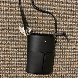 RSVP Paris Low Five in Grained Black Calfskin